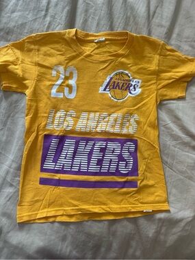 Los Angeles Lakers Kids' Gold & Purple Tee - Team Logo
